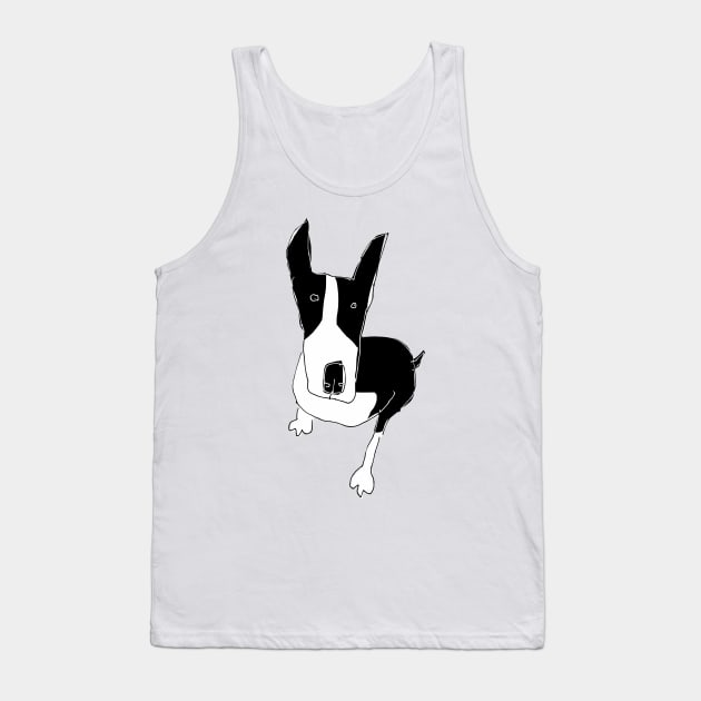 bull terrier Tank Top by vectormutt